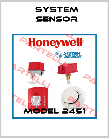 Model 2451 System Sensor