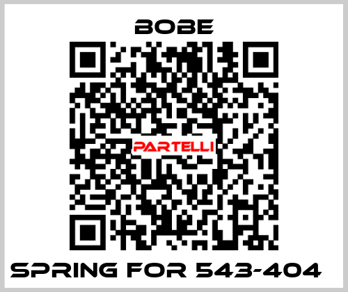 spring for 543-404В Bobe