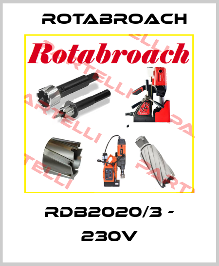 RDB2020/3 - 230V Rotabroach