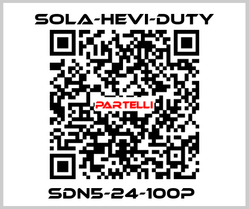 SDN5-24-100P  Sola-Hevi-Duty