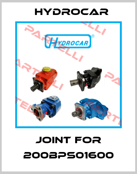 Joint for 200BPS01600 Hydrocar