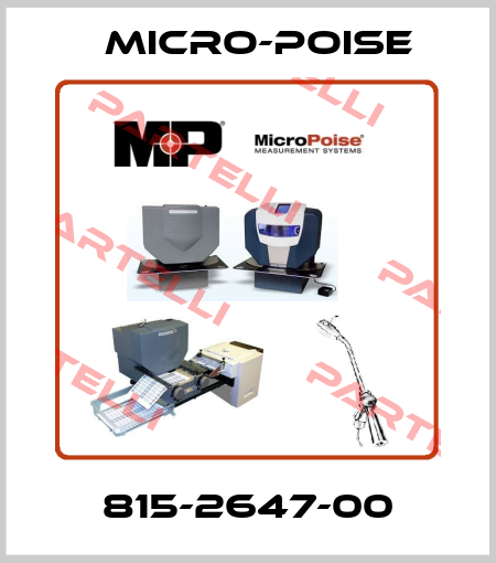 815-2647-00 Micro-Poise