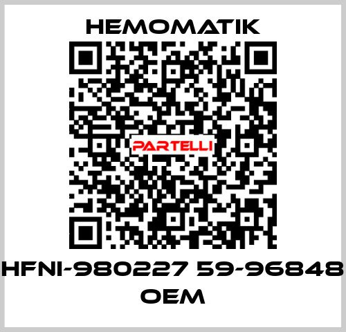 HFNI-980227 59-96848 oem Hemomatik