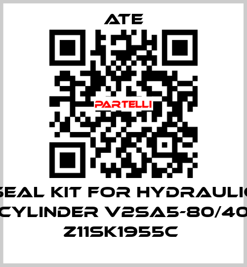 SEAL KIT FOR HYDRAULIC CYLINDER V2SA5-80/40 Z11SK1955C  Ate