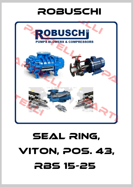 SEAL RING, VITON, POS. 43, RBS 15-25  Robuschi