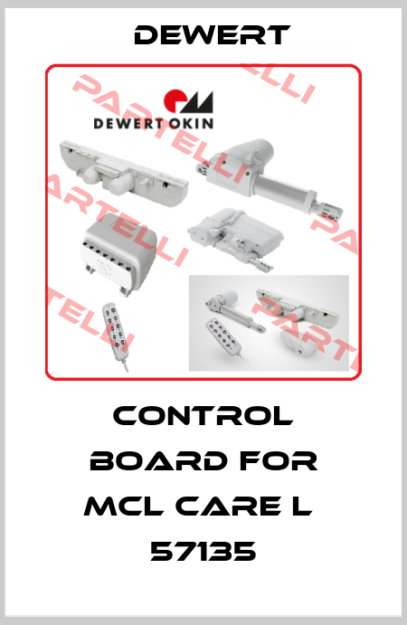 Control board for MCL CARE L  57135 DEWERT