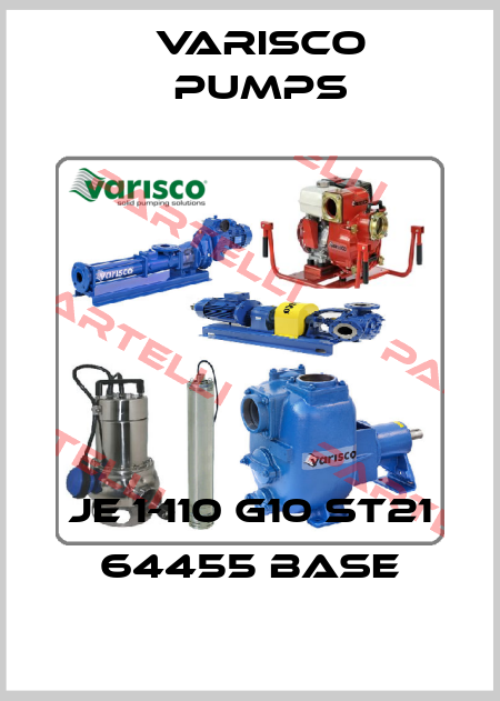 JE 1-110 G10 ST21 64455 BASE Varisco pumps