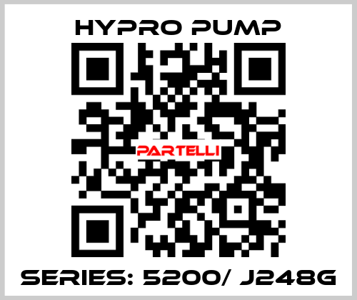 Series: 5200/ J248G Hypro Pump