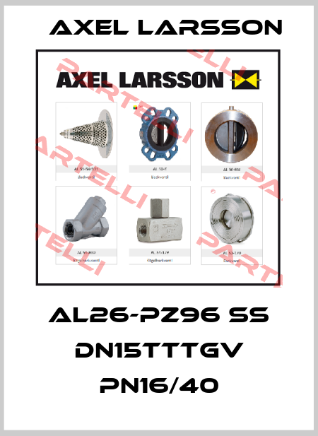 AL26-PZ96 SS DN15TTTGV PN16/40 AXEL LARSSON