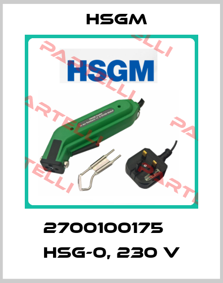 2700100175    HSG-0, 230 V HSGM