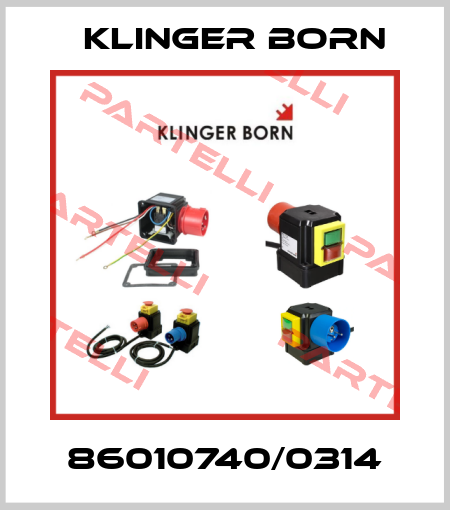 86010740/0314 Klinger Born