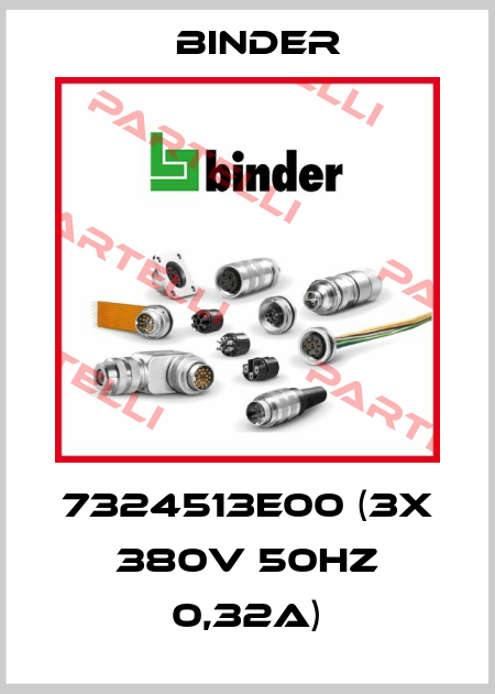 7324513E00 (3x 380V 50Hz 0,32A) Binder