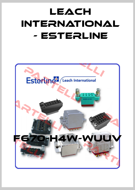 F670-H4W-WUUV Leach International - Esterline