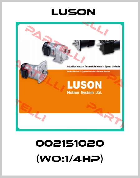 002151020 (WO:1/4HP) Luson