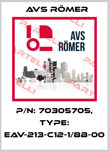 P/N: 70305705, Type: EAV-213-C12-1/8B-00 Avs Römer