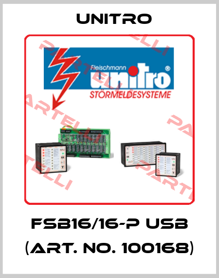 FSB16/16-P USB (Art. No. 100168) Unitro