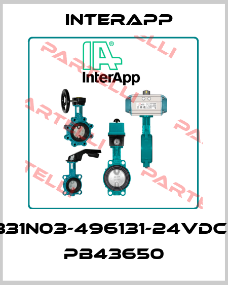 331N03-496131-24VDC+ PB43650 InterApp
