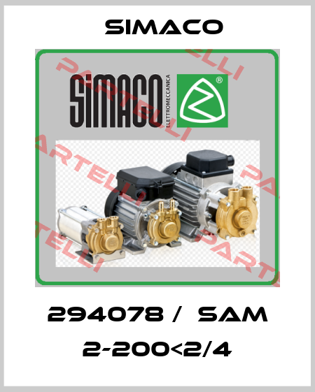 294078 /  SAM 2-200<2/4 Simaco