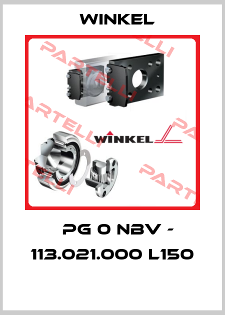  	PG 0 NBV - 113.021.000 L150 	 Winkel