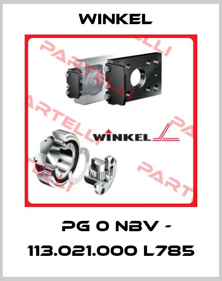  	PG 0 NBV - 113.021.000 L785 Winkel