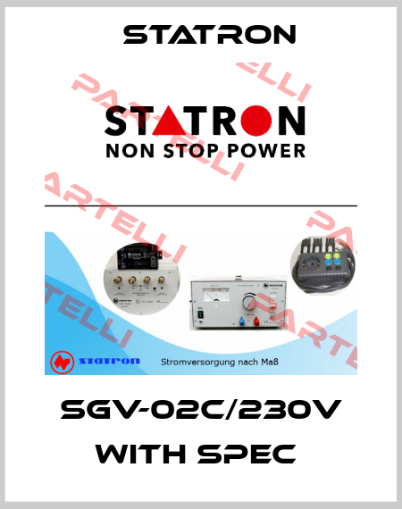 SGV-02C/230V WITH SPEC  Statron