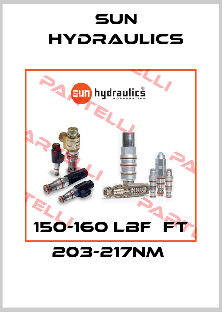 150-160 LBF  FT 203-217NM  Sun Hydraulics