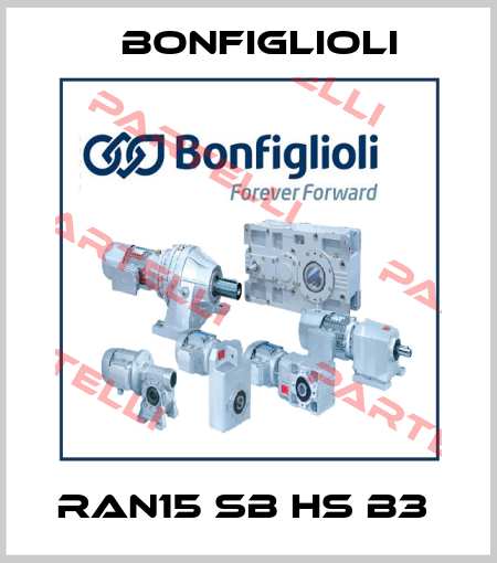 RAN15 SB HS B3  Bonfiglioli