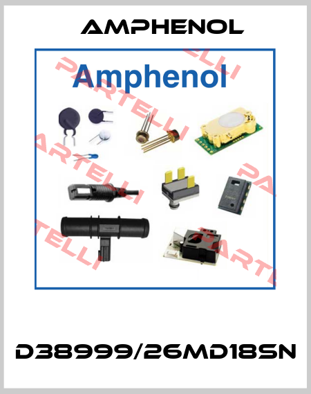  	  D38999/26MD18SN Amphenol