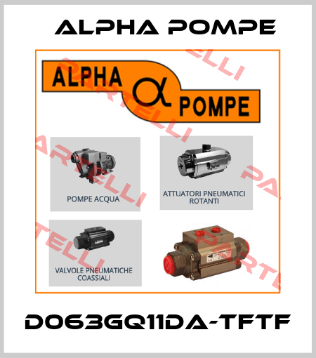 D063GQ11DA-TFTF Alpha Pompe