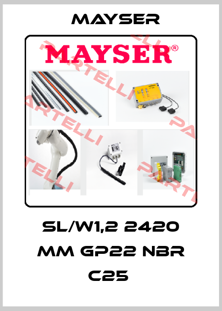 SL/W1,2 2420 MM GP22 NBR C25  Mayser