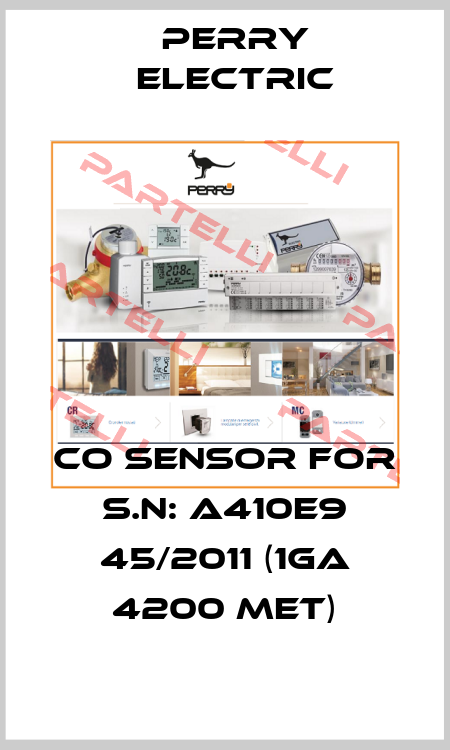 CO sensor for S.N: A410E9 45/2011 (1GA 4200 MET) Perry Electric