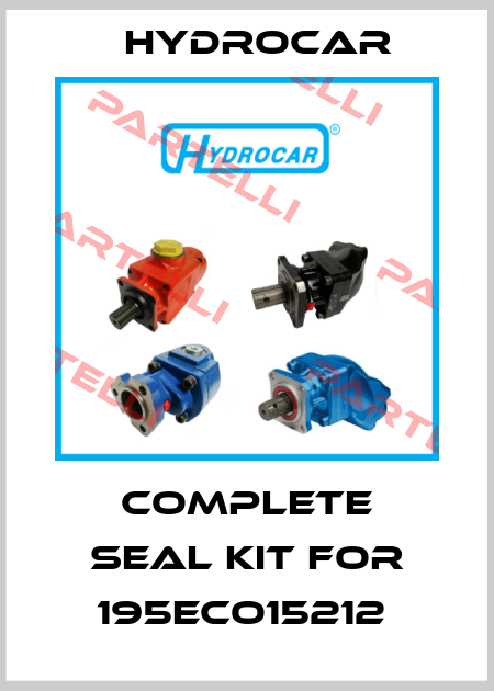 complete seal kit for 195ECO15212  Hydrocar