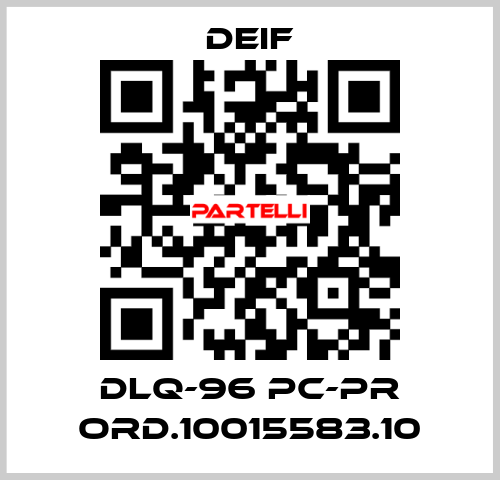 DLQ-96 pc-PR ord.10015583.10 Deif