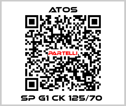 SP G1 CK 125/70  Atos