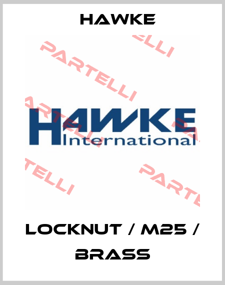 LOCKNUT / M25 / BRASS Hawke
