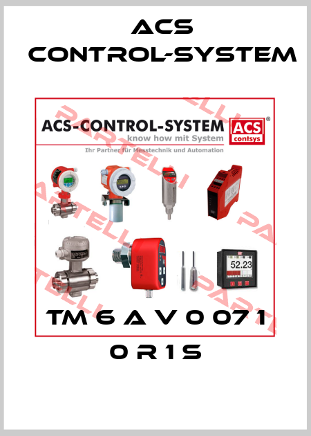 TM 6 A V 0 07 1 0 R 1 S Acs Control-System