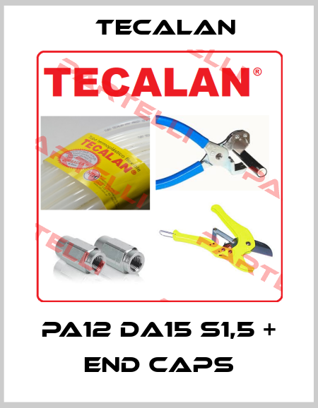 PA12 DA15 S1,5 + end caps Tecalan