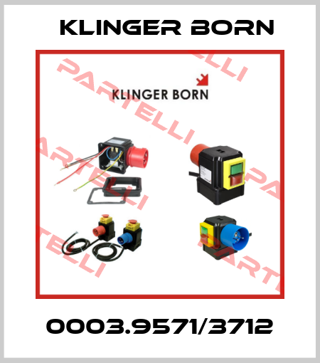 0003.9571/3712 Klinger Born