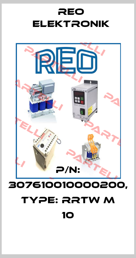 P/N: 307610010000200, Type: RRTW M 10 Reo Elektronik