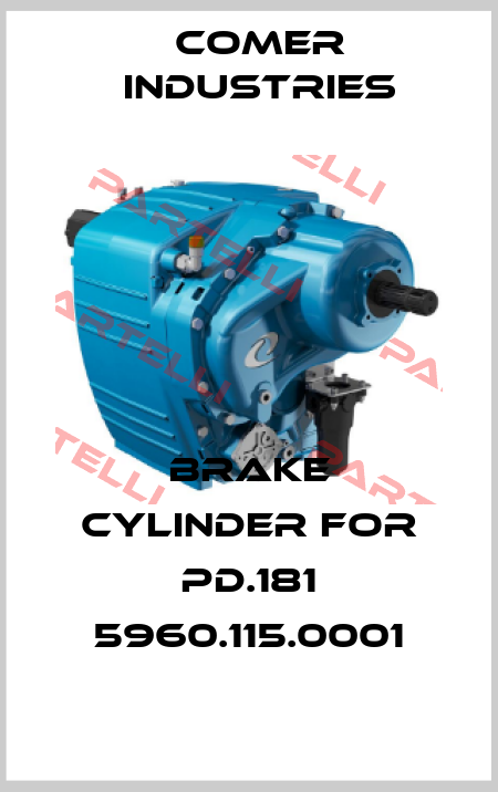 Brake cylinder for PD.181 5960.115.0001 Comer Industries