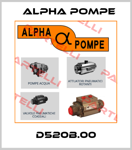 D520B.00 Alpha Pompe