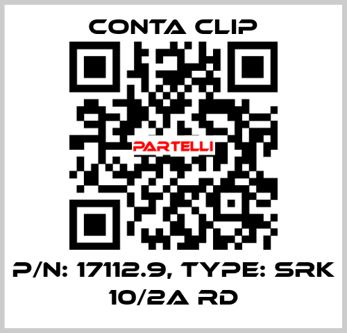 P/N: 17112.9, Type: SRK 10/2A RD Conta Clip