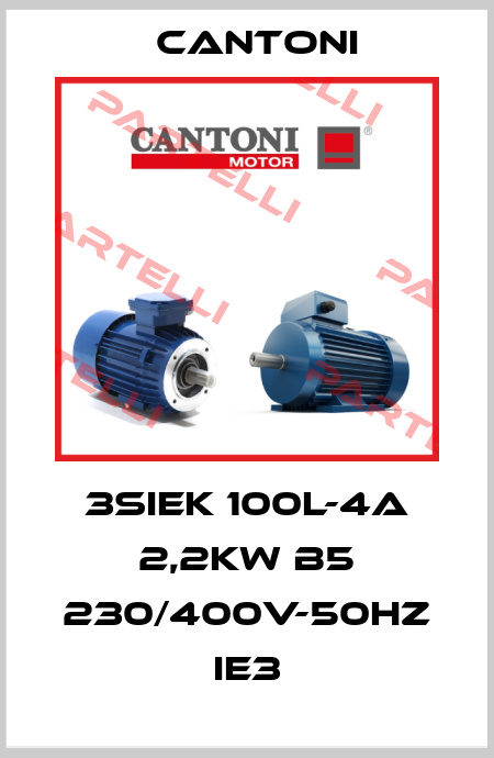 3SIEK 100L-4A 2,2kW B5 230/400V-50Hz IE3 Cantoni