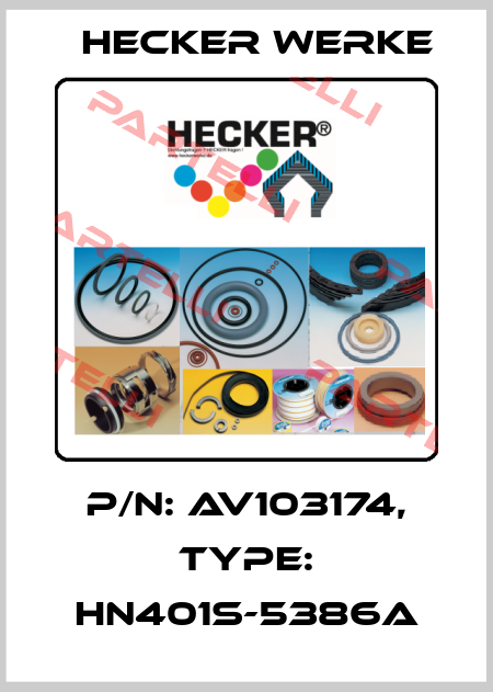 P/N: AV103174, Type: HN401S-5386A Hecker Werke
