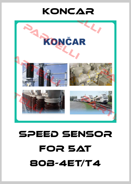 Speed sensor for 5AT 80B-4ET/T4 Koncar