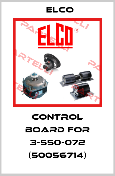 Control board for 3-550-072 (50056714) Elco