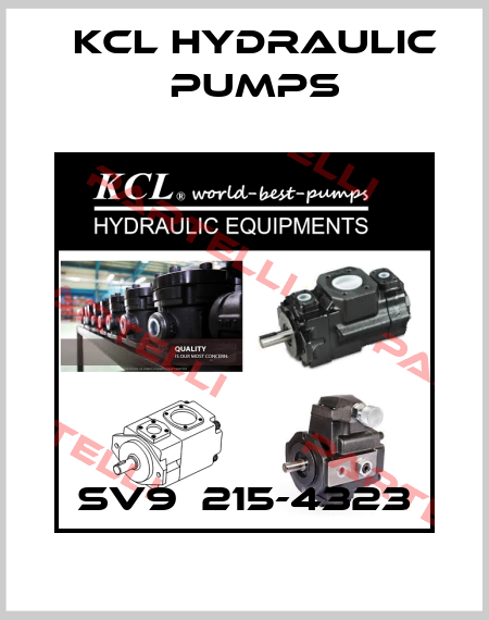  SV9  215-4323 KCL HYDRAULIC PUMPS