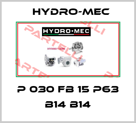 P 030 FB 15 P63 B14 B14 Hydro-Mec