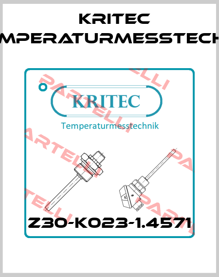Z30-K023-1.4571 Kritec Temperaturmesstechnik