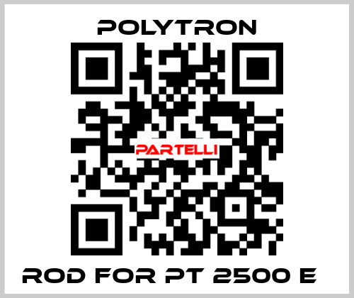 Rod for PT 2500 E	 Polytron